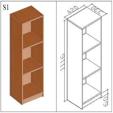 Открытый стеллаж S 1