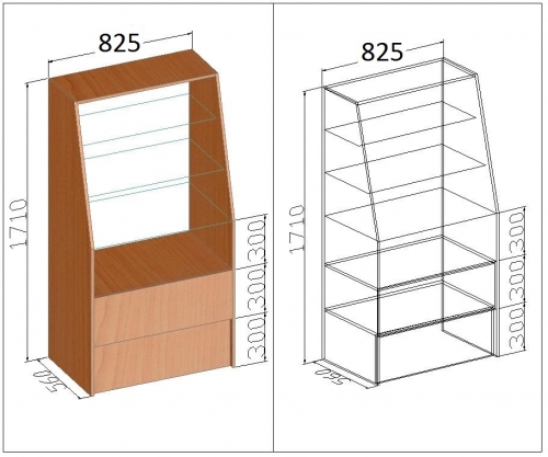 Витрина габариты. Стеллаж Размеры. Прилавки из ЛДСП. Чертеж витрины магазина. Прилавок торговый из ЛДСП.