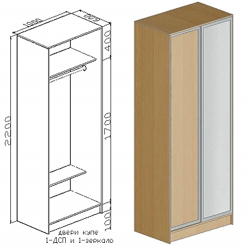 Шкаф Купе D5